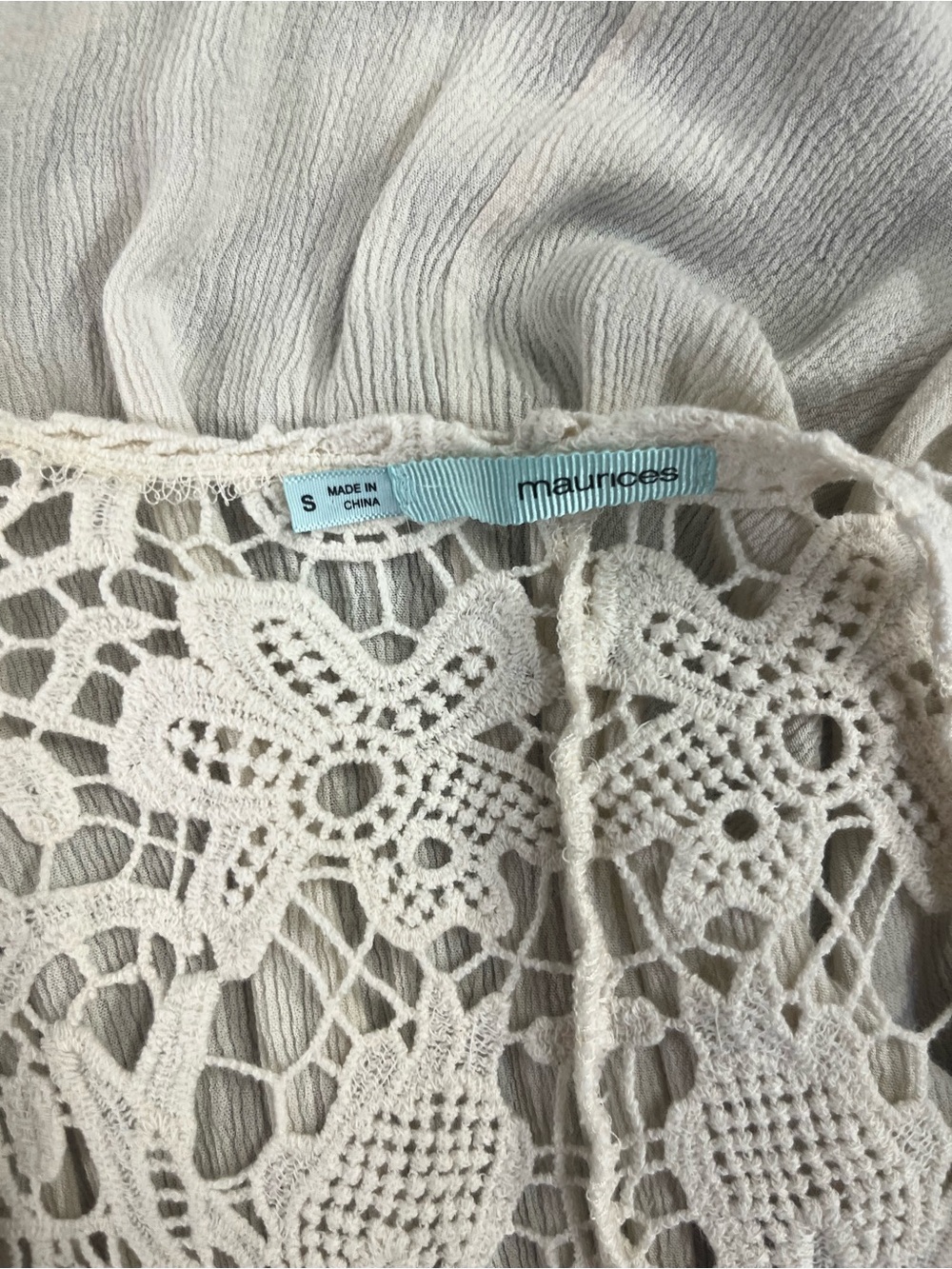 🔥Maurices lace-backed cardigan size small - Picture 6 of 8